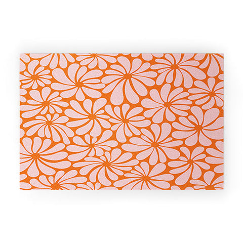 Jenean Morrison All Summer Long in Orange Welcome Mat