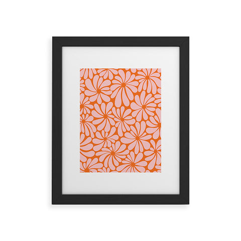 Jenean Morrison All Summer Long in Orange Framed Art Print