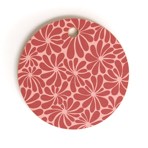 Jenean Morrison All Summer Long in Rose Cutting Board Round