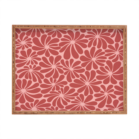 Jenean Morrison All Summer Long in Rose Rectangular Tray