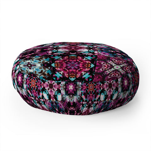Jenean Morrison Blue Monday Floor Pillow Round