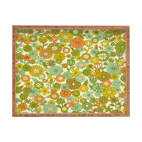 Jenean Morrison Checkered Past Rectangular Tray