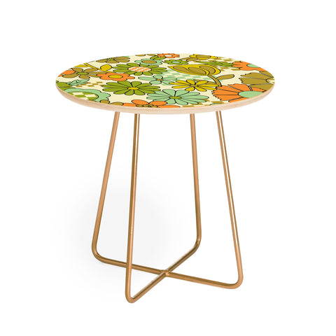 Jenean Morrison Checkered Past Round Side Table