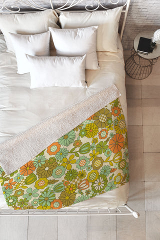 Jenean Morrison Checkered Past Fleece Throw Blanket