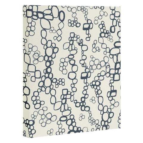 Jenean Morrison Circular Logic Beige Art Canvas