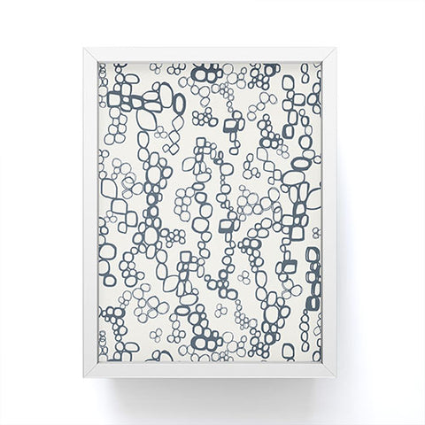 Jenean Morrison Circular Logic Beige Framed Mini Art Print