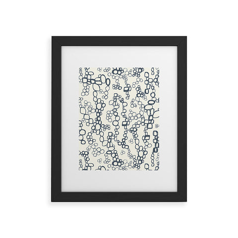 Jenean Morrison Circular Logic Beige Framed Art Print