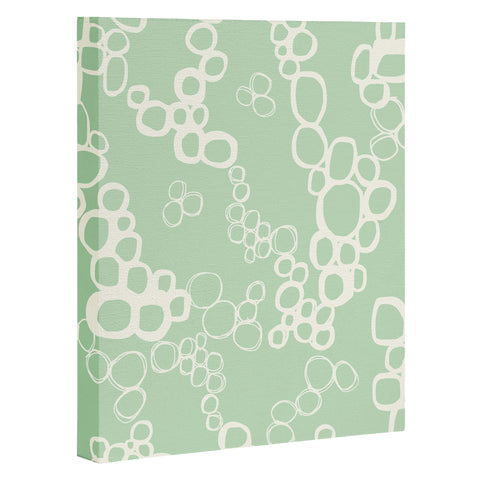Jenean Morrison Circular Logic Mint Art Canvas