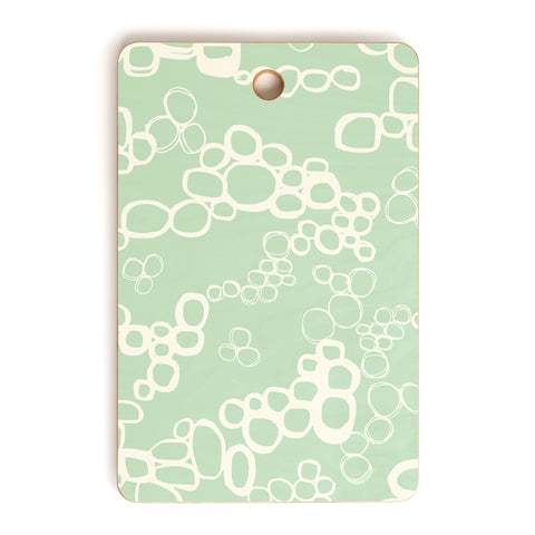 Jenean Morrison Circular Logic Mint Cutting Board Rectangle
