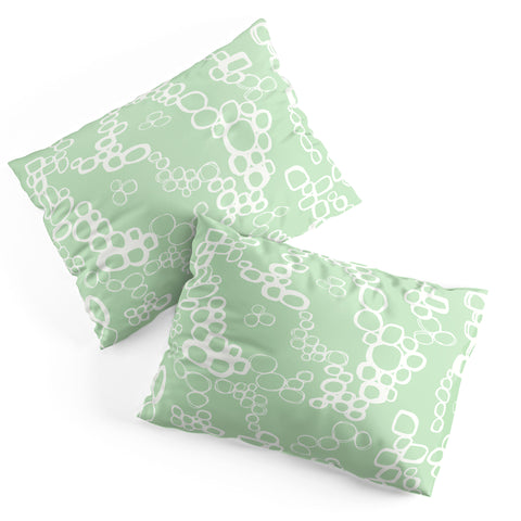 Jenean Morrison Circular Logic Mint Pillow Shams