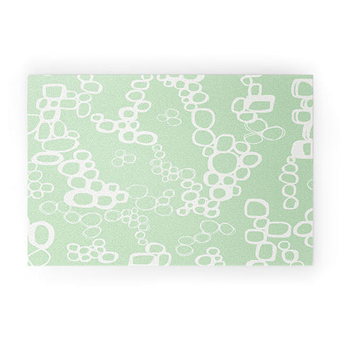 Jenean Morrison Circular Logic Mint Welcome Mat