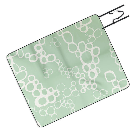 Jenean Morrison Circular Logic Mint Picnic Blanket