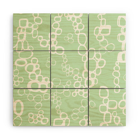 Jenean Morrison Circular Logic Mint Wood Wall Mural