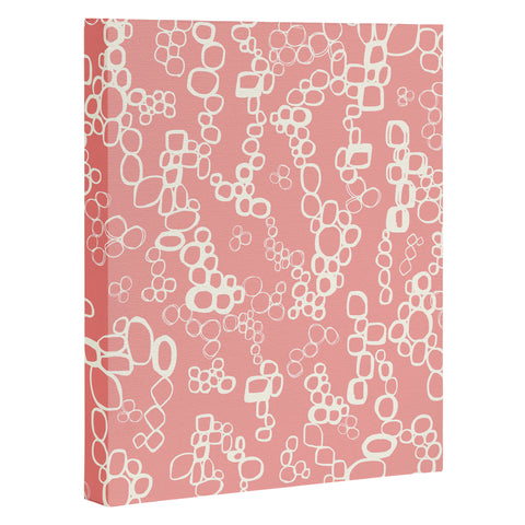 Jenean Morrison Circular Logic Pink Art Canvas