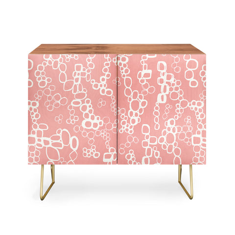 Jenean Morrison Circular Logic Pink Credenza