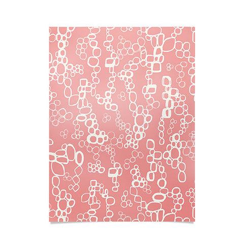 Jenean Morrison Circular Logic Pink Poster