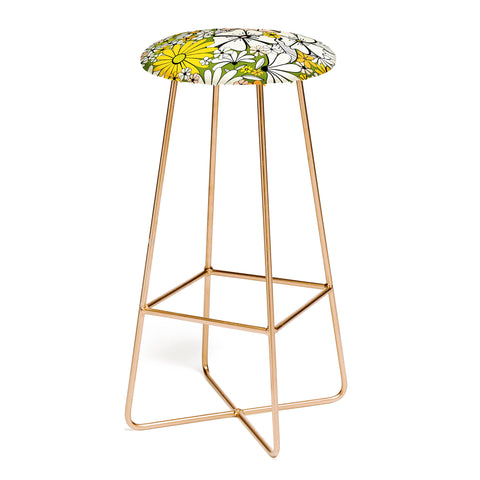 Jenean Morrison Counting Flowers in the 1960s Bar Stool