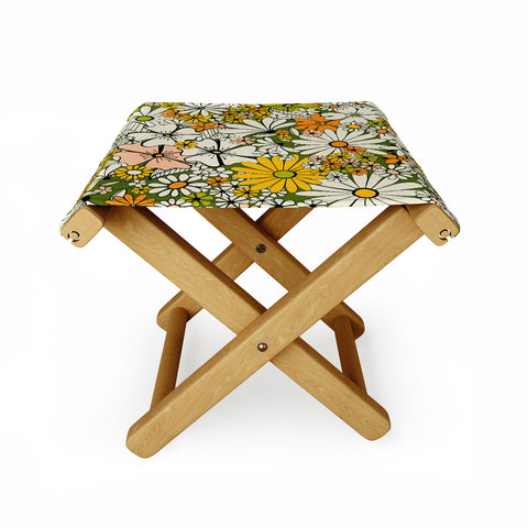 Jenean Morrison Counting Flowers in the 1960s Folding Stool
