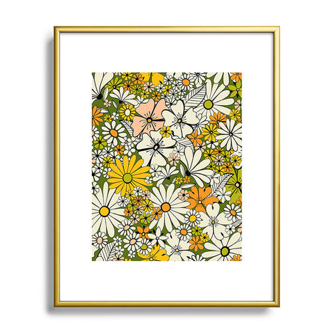 Jenean Morrison Counting Flowers in the 1960s Metal Framed Art Print