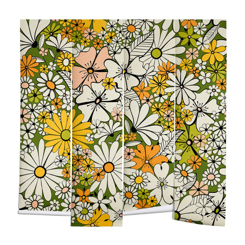 Jenean Morrison Counting Flowers in the 1960s Wall Mural