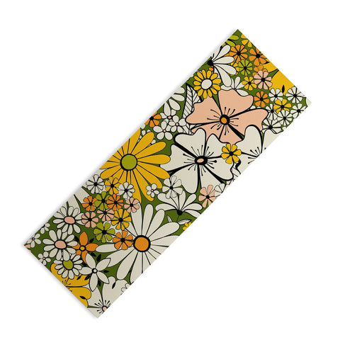Jenean Morrison Counting Flowers in the 1960s Yoga Mat