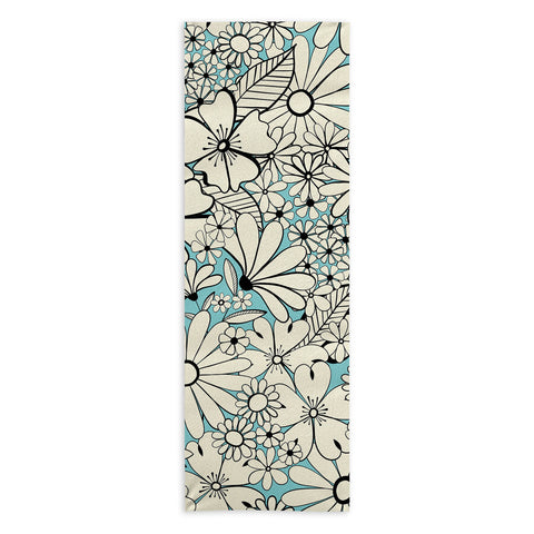 Jenean Morrison Counting Flowers on the Wall Yoga Towel