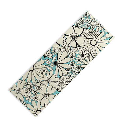Jenean Morrison Counting Flowers on the Wall Yoga Mat