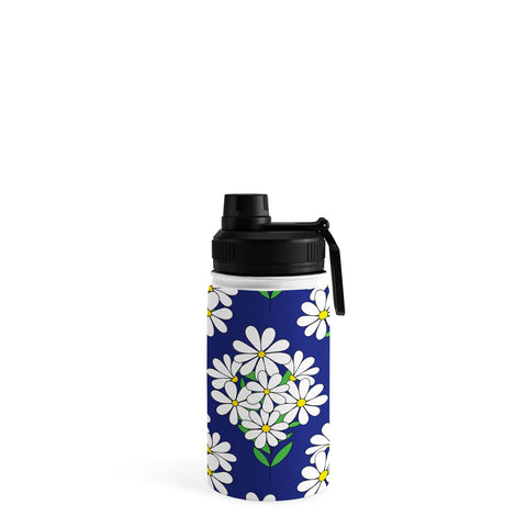 Jenean Morrison Daisy Bouquet Blue Water Bottle