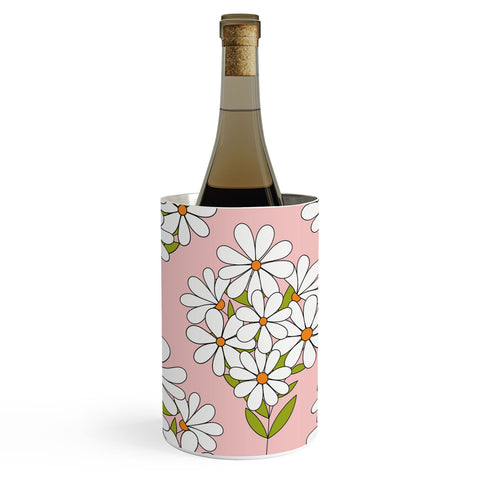 Jenean Morrison Daisy Bouquet Pink Wine Chiller