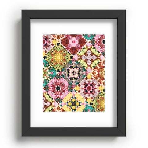 Jenean Morrison Floral Cross Stitch Recessed Framing Rectangle