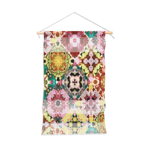 Jenean Morrison Floral Cross Stitch Wall Hanging Portrait