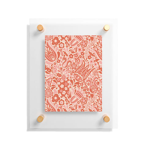 Jenean Morrison Floral Fair Floating Acrylic Print