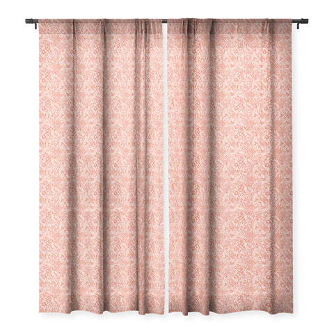Jenean Morrison Floral Fair Sheer Window Curtain
