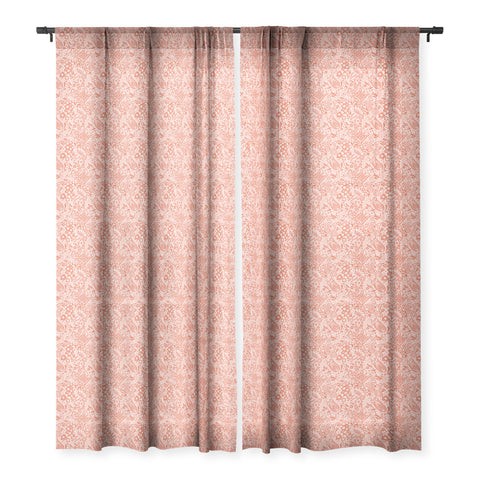 Jenean Morrison Floral Fair Sheer Window Curtain