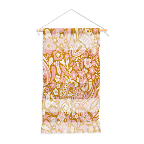 Jenean Morrison Floral Fair in Gold Wall Hanging Portrait