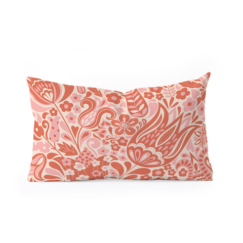 Jenean Morrison Floral Fair Oblong Throw Pillow