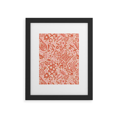 Jenean Morrison Floral Fair Framed Art Print