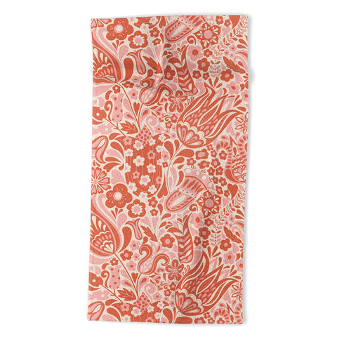 Jenean Morrison Floral Fair Beach Towel