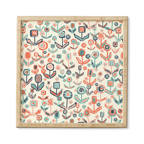 Jenean Morrison Floral Playground Framed Wall Art