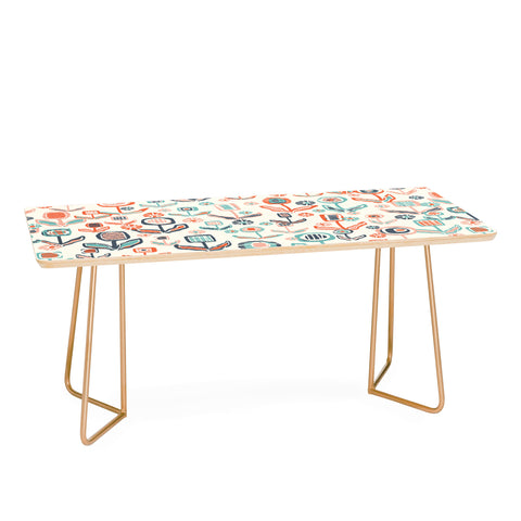 Jenean Morrison Floral Playground Coffee Table