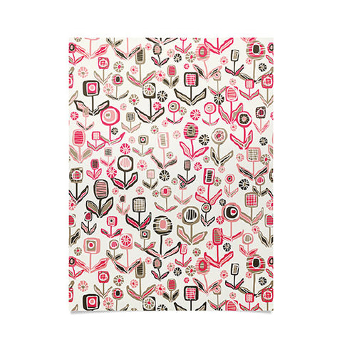 Jenean Morrison Floral Playground Pink Poster