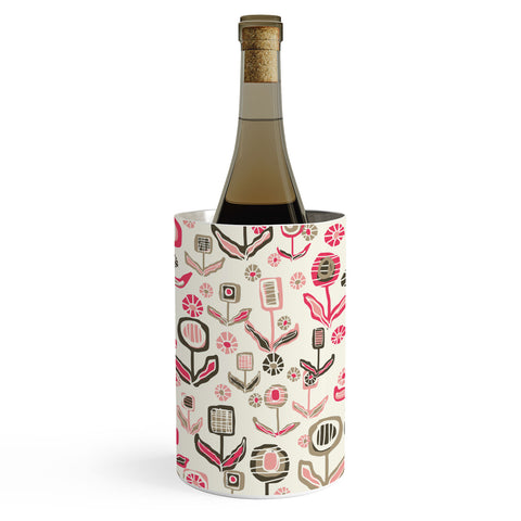 Jenean Morrison Floral Playground Pink Wine Chiller