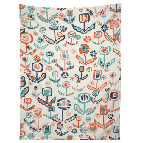 Jenean Morrison Floral Playground Tapestry