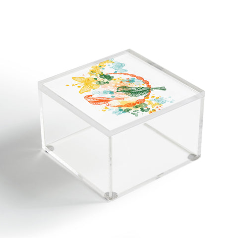 Jenean Morrison Flower and Flight Acrylic Box