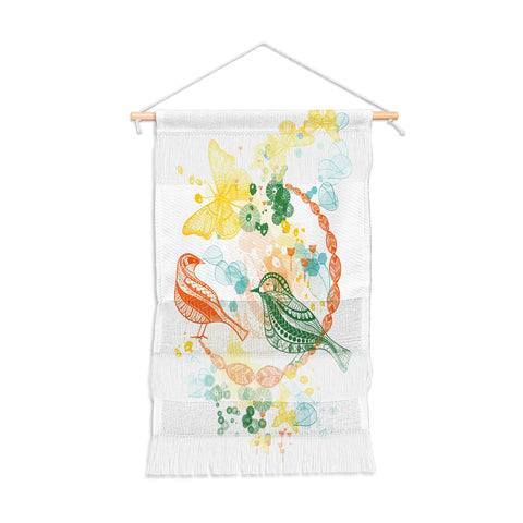 Jenean Morrison Flower and Flight Wall Hanging Portrait