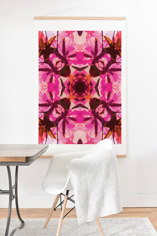 Jenean Morrison Garden Glass Art Print And Hanger