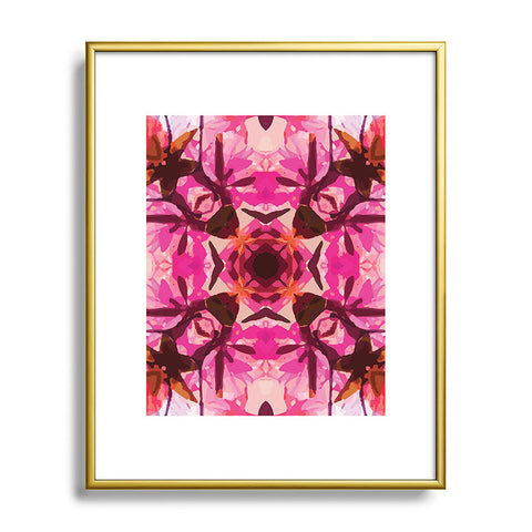 Jenean Morrison Garden Glass Metal Framed Art Print