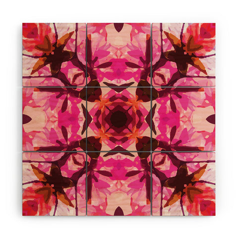 Jenean Morrison Garden Glass Wood Wall Mural