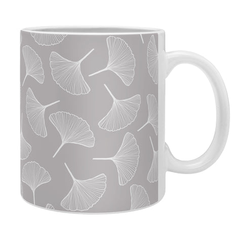 Jenean Morrison Ginkgo Away With Me Gray Coffee Mug