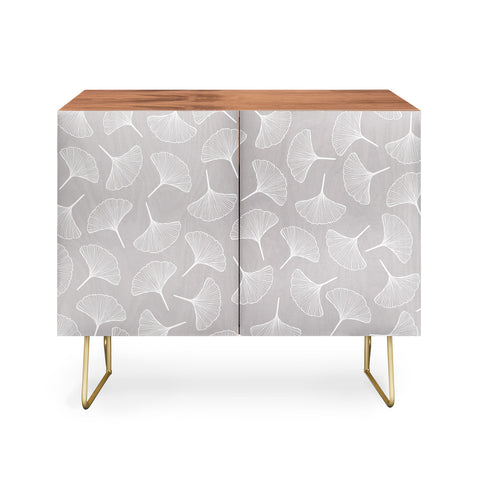 Jenean Morrison Ginkgo Away With Me Gray Credenza